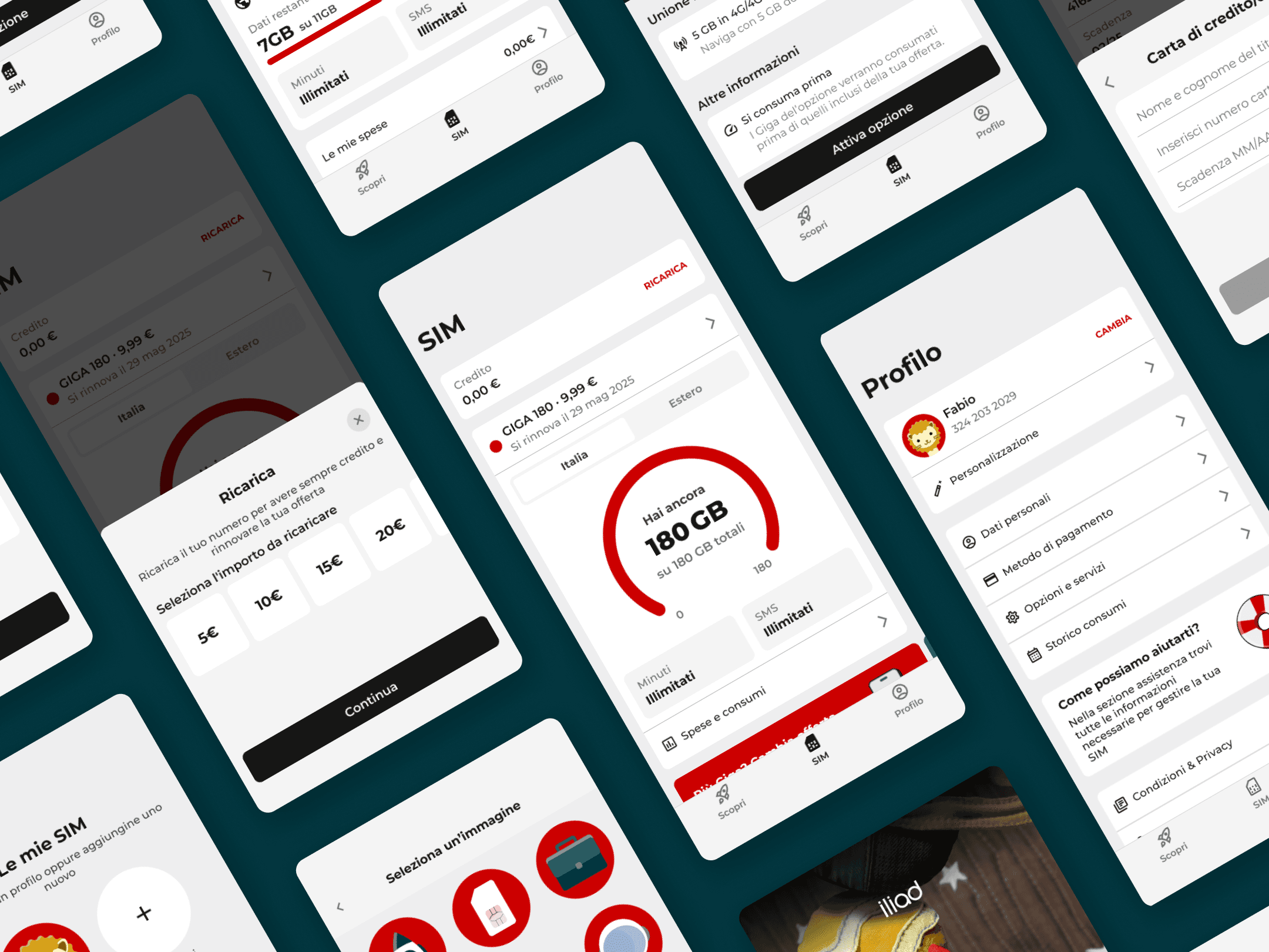 iliad B2C app